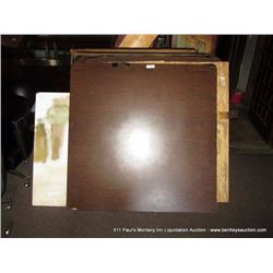 LOT: TABLE TOPS