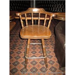 TALL WOOD CHAIR