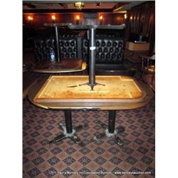LOT: WOOD DINING TABLES 2X MONEY