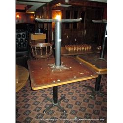 LOT: WOOD DINING TABLES 2X MONEY