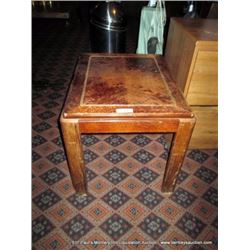 WOOD END TABLE