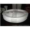Image 1 : LOT: ROUND DINING PLATES 9X MONEY