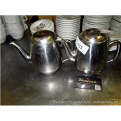 LOT: STAINLESS CREAM PITCHERS 2X MONEY