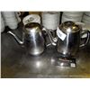 Image 1 : LOT: STAINLESS CREAM PITCHERS 2X MONEY