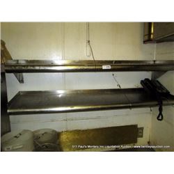 LOT: STAINLESS SHELVES 2X MONEY