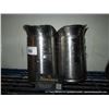 Image 1 : LOT: STAINLESS PITCHERS 2X MONEY