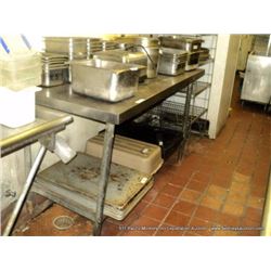 STAINLESS PREP TABLE