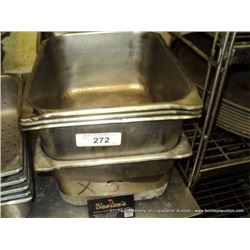LOT: FOOD WARMING PANS 4X MONEY