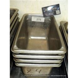 LOT: FOOD WARMING PANS 4X MONEY