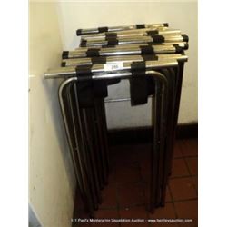 LOT: SERVING TRAY STANDS 9X MONEY