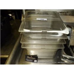 LOT: PLASTIC FOOD CONTAINERS 4X MONEY