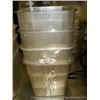 Image 2 : LOT: PLASTIC FOOD CONTAINERS 16X MONEY