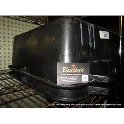 LOT: PLASTIC BINS 2X MONEY