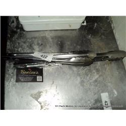 LOT: METAL TONGS 3X MONEY
