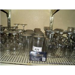 LOT: ASSORTED BAR GLASSES 100X MONEY