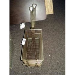 LOT: DEEP FRYER BASKETS 2X MONEY