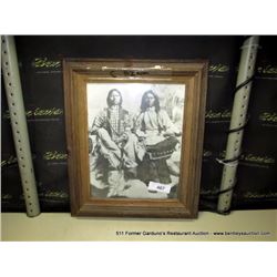 16"X19" FRAMED PICTURE-MATIVE AMERICANS