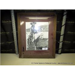 19"X23" FRAMED PICTURE-NATIVE AMERICANS