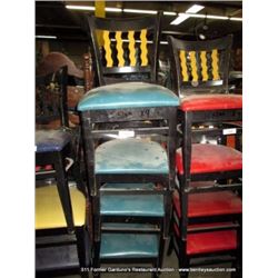 LOT: WOOD & CUSHION CHAIRS 4X MONEY