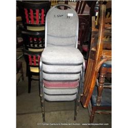 LOT: STACKABLE CHAIRS 6X MONEY
