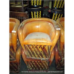 LOT: EQUIPALES CUSHION CHAIRS 2X MONEY