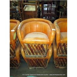 LOT: EQUIPALES CUSHION CHAIRS 2X MONEY