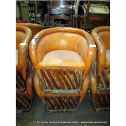 LOT: EQUIPALES CUSHION CHAIRS 2X MONEY