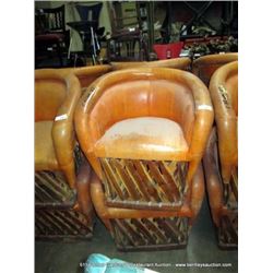 LOT: EQUIPALES CUSHION CHAIRS 2X MONEY