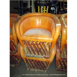 LOT: EQUIPALES CUSHION CHAIRS 2X MONEY