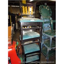LOT: WOOD & CUSHION CHAIRS 4X MONEY