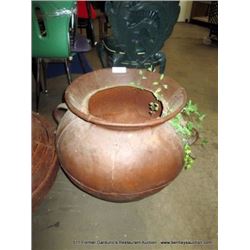 METAL 18" FLOWER POT