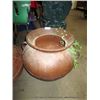 Image 1 : METAL 18" FLOWER POT