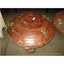 DECORATIVE METAL POT