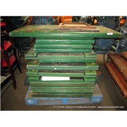 LOT: WOOD TABLE TOPS 14X MONEY