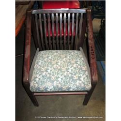 WOOD & CUSHION CHAIR