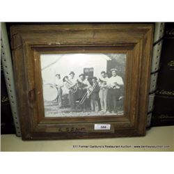 19"X22" FRAMED PICTURE-BAND