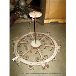 WROUGHT IRON HANGING LAMP