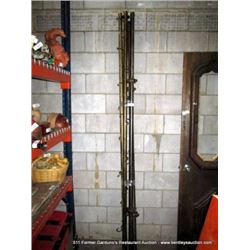 LOT: BRASS CURTAIN RODS 4X MONEY