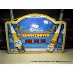 CORONA COUNT DOWN SIGN
