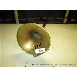 DECORATIVE BRASS HORN