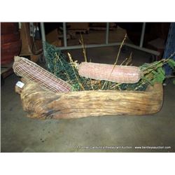 DECORATIVE WOOD BASKET