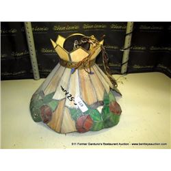 STAINED GLASS HANGING LAMP