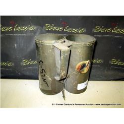 LOT: METAL CUPS 2X MONEY