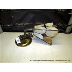 STAINED GLASS & WALL LIGHT FIXTURE