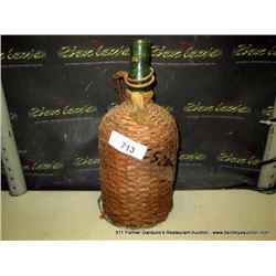 WICKER COVERED BOTTLE