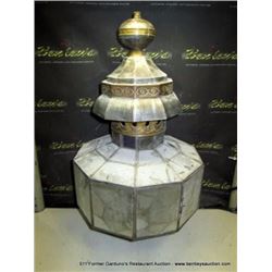 STAINED GLASS LIGHT FIXTURE