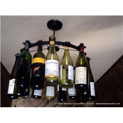 WINE BOTTLE LIGHT FIXTURE