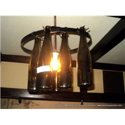 WINE BOTTLE LIGHT FIXTURE