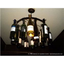 WINE BOTTLE LIGHT FIXTURE