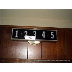 ORDER NUMBER READY SIGN